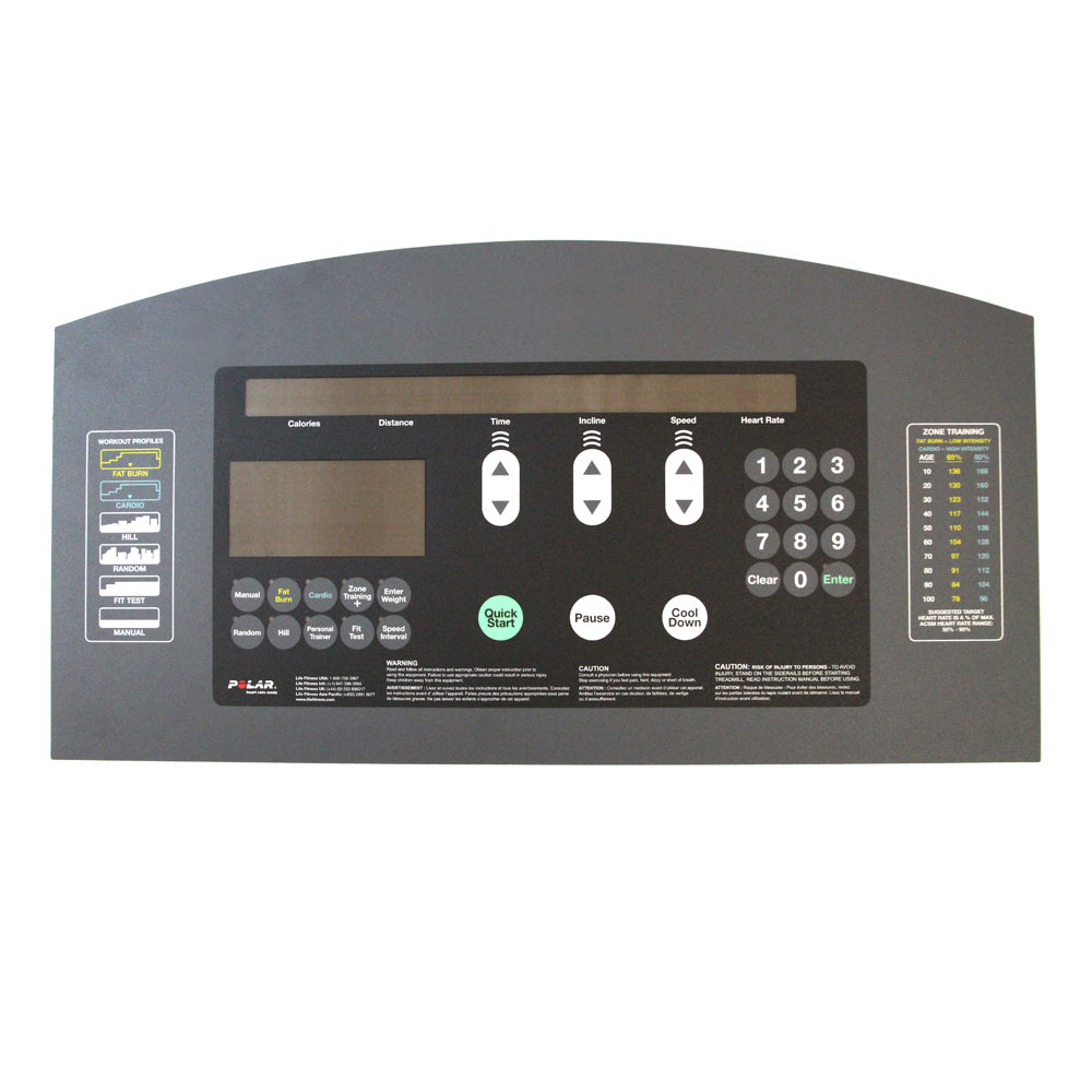 Life Fitness 95Ti Treadmill Overlay - Main Image