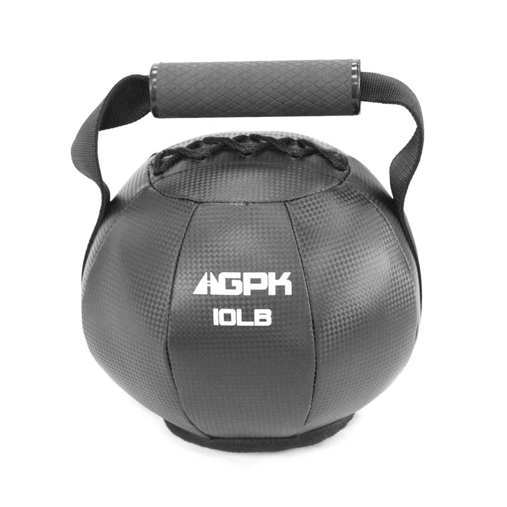 GYMPAK SOFT KETTLEBELL 10 LB BLACK Kamparts Inc