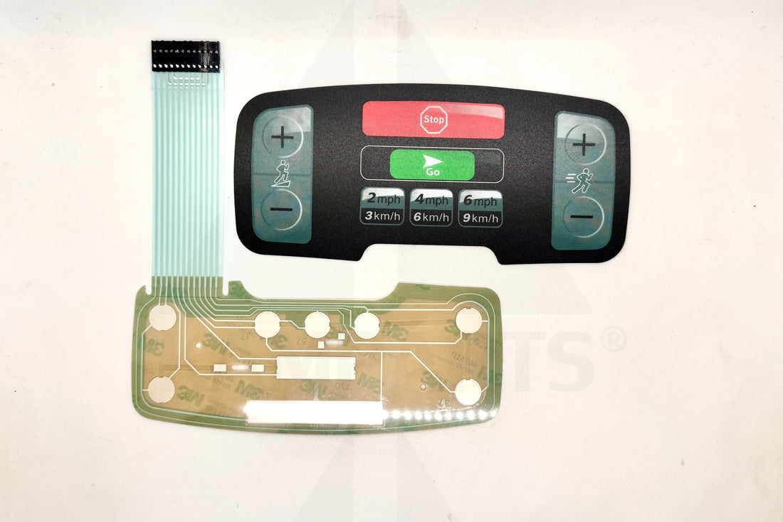 12 Pin Activity Zone Overlay and Keypad for LifeFitness 95T Treadmill Parts