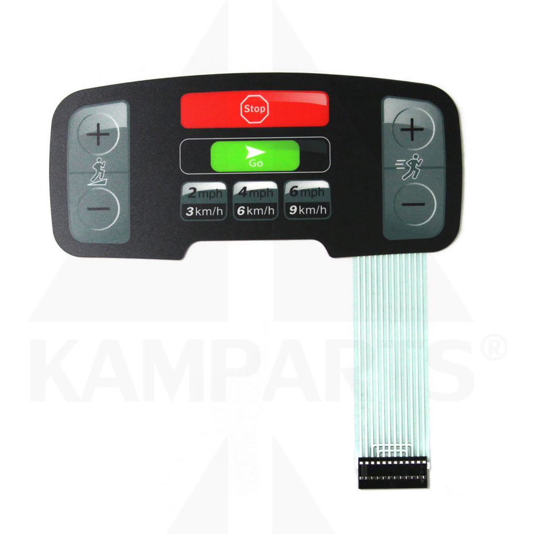 12 Pin Activity Zone Overlay and Keypad for LifeFitness 95T Treadmill Parts