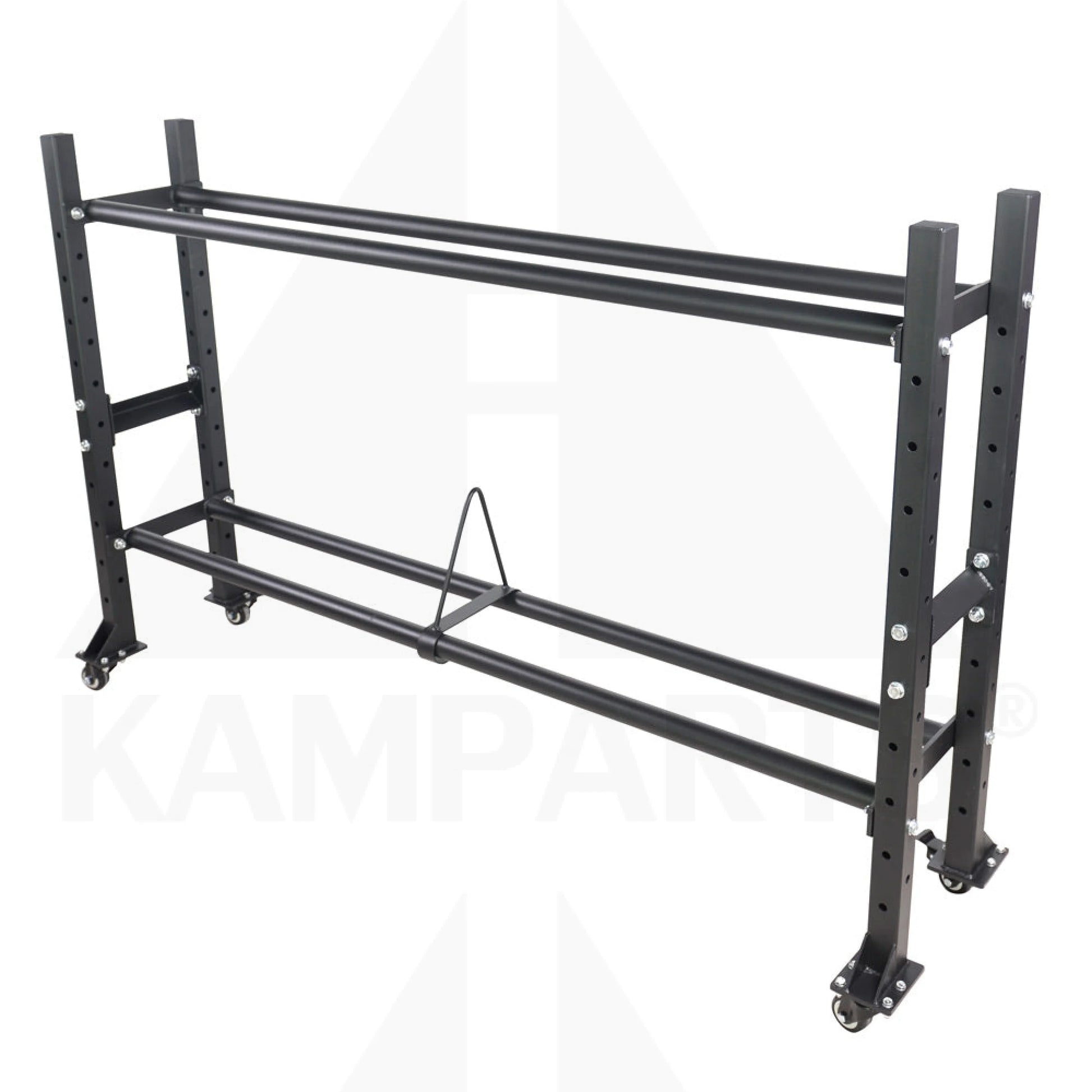 2 TIER WALL BALL / BUMPER PLATE RACK Bars Weights & Benches