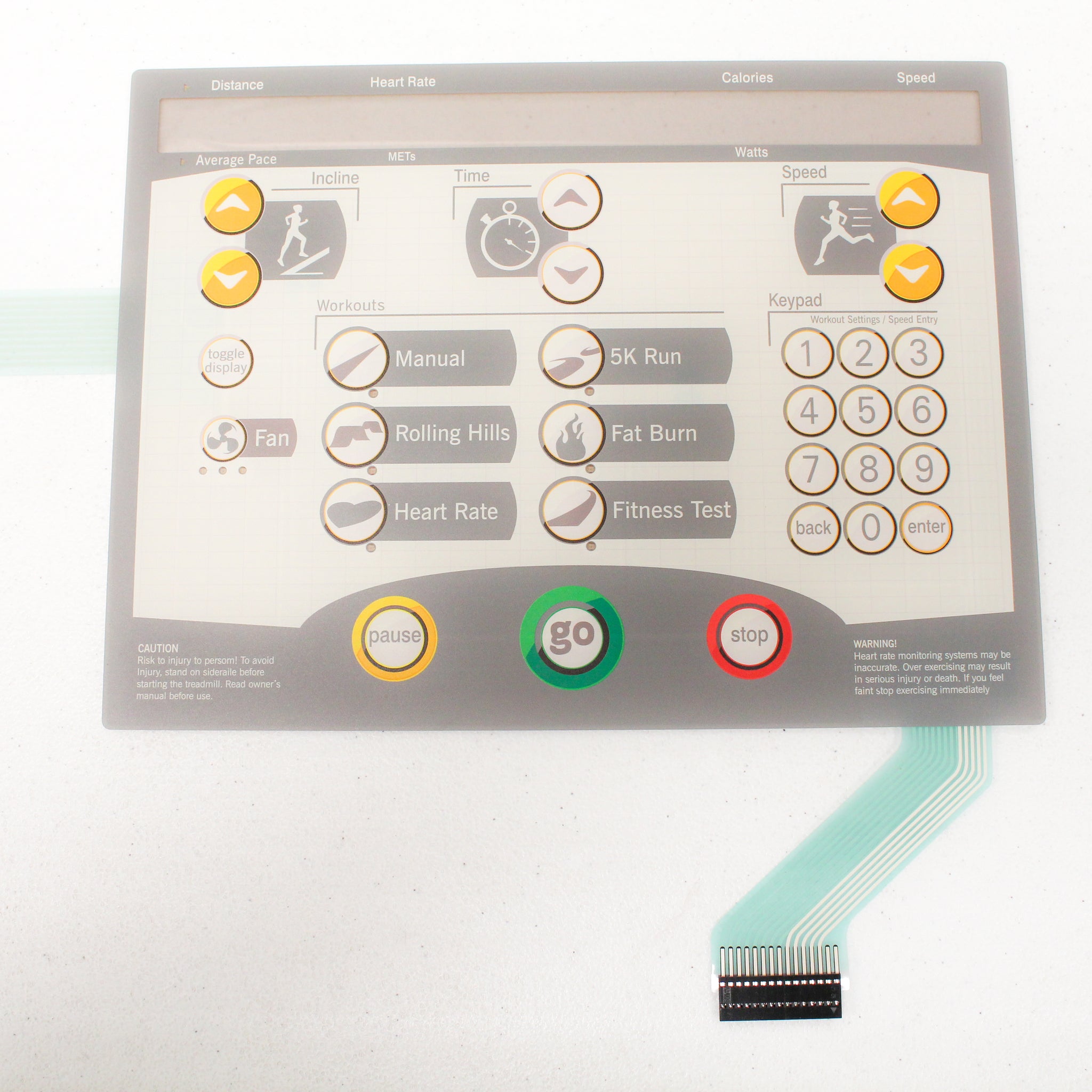 OVERLAY/KEYPAD (MATRIX T5X-05) TREADMILL