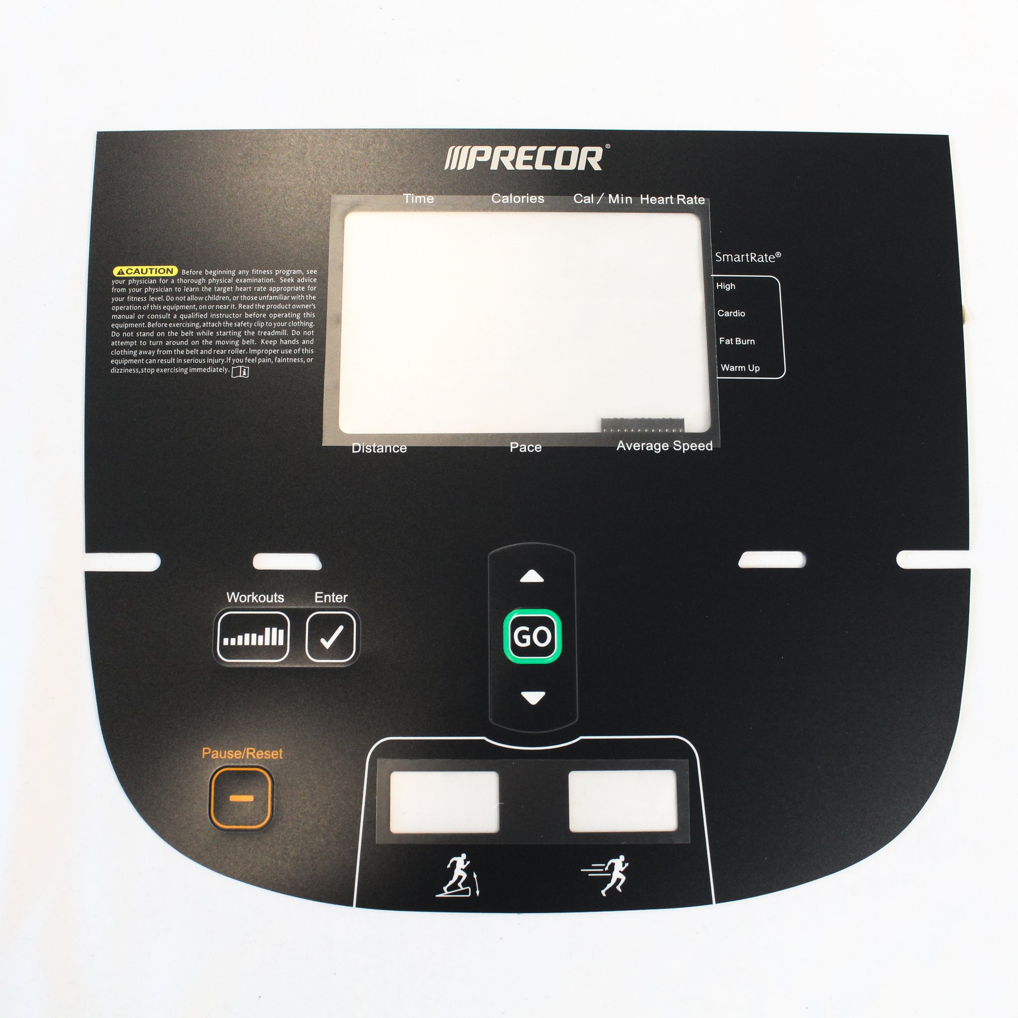 Precor TRM823 Treadmill P20 OVERLAY/KEYPAD