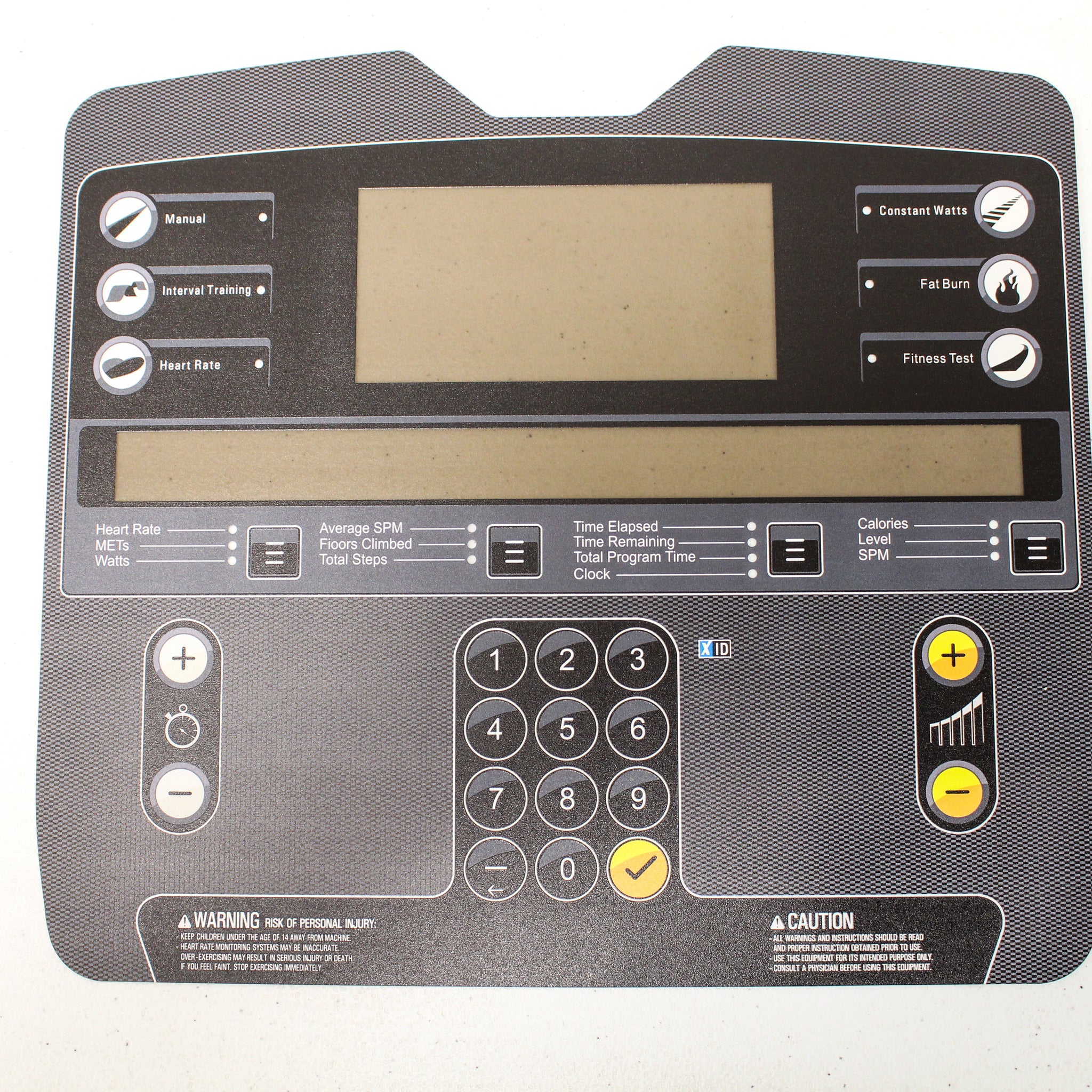 OVERLAY/KEYPAD FOR MATRIX CLIMBMILL/STEPPER