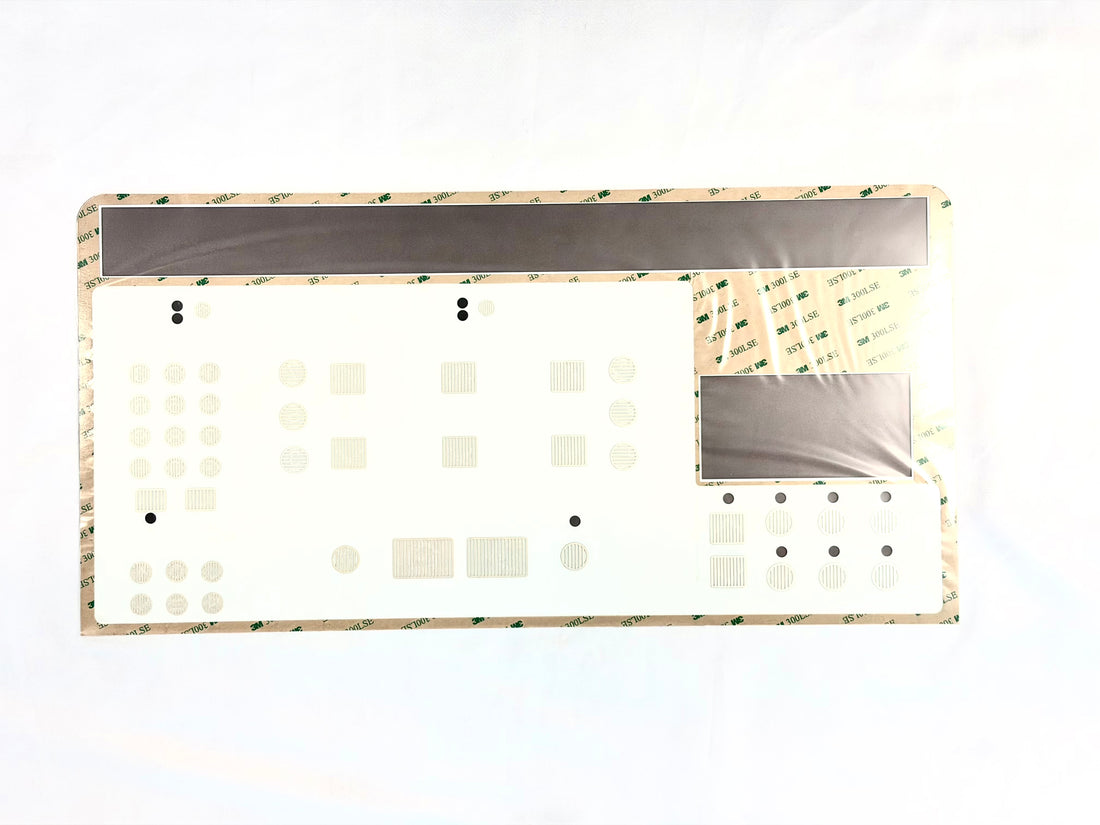 LIFE FITNESS SL CONSOLE OVERLAY W/CONDUCTIVE SILVER (BACK)