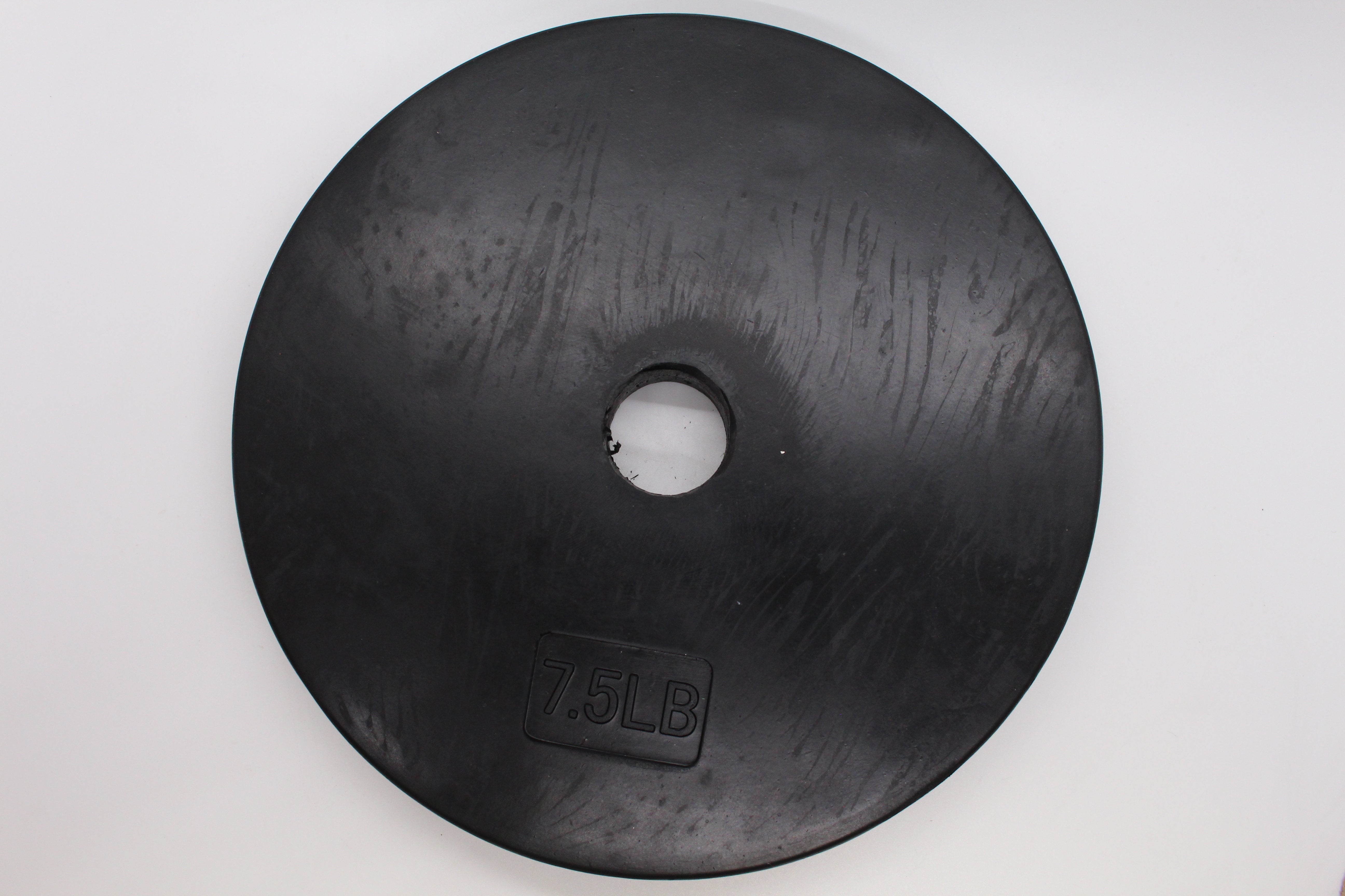 Standard 1" Gympak Machined Plate - Rubber - 7.5 LB