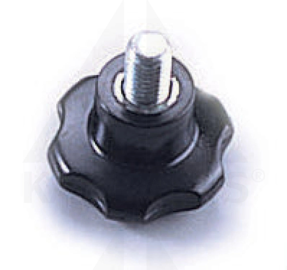 ABS Turn Knob - 3/8” x 3/4”L - Heavy Duty Parts & Components