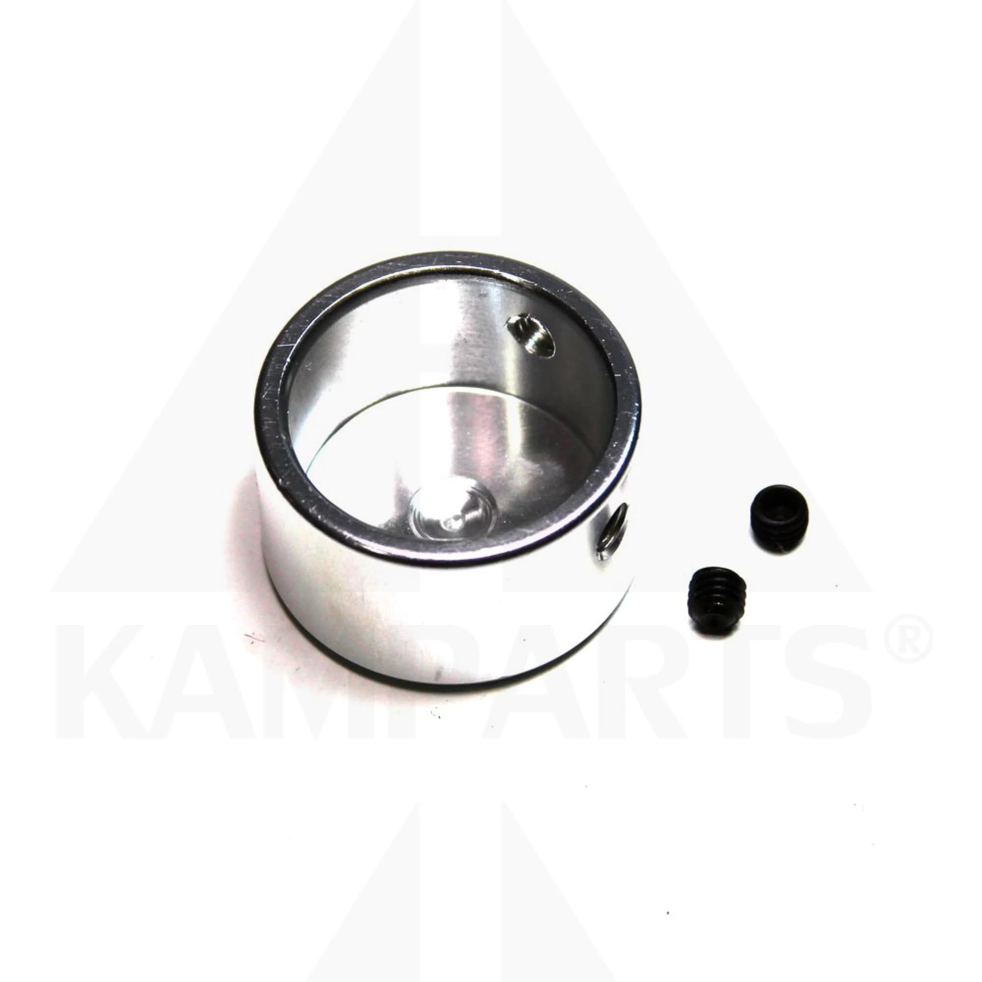 Aluminum cap for 1” tube – Anodized Silver Parts & Components