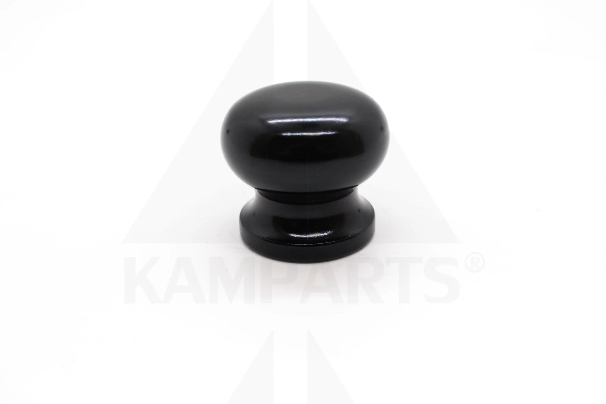 Aluminum Knob - 3/8” Thread. Round. Black Parts & Components