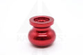 Aluminum Knob - 3/8” Thread. Round. Red Parts & Components