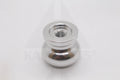 Aluminum Knob - 3/8” Thread. Round. Silver Parts & Components