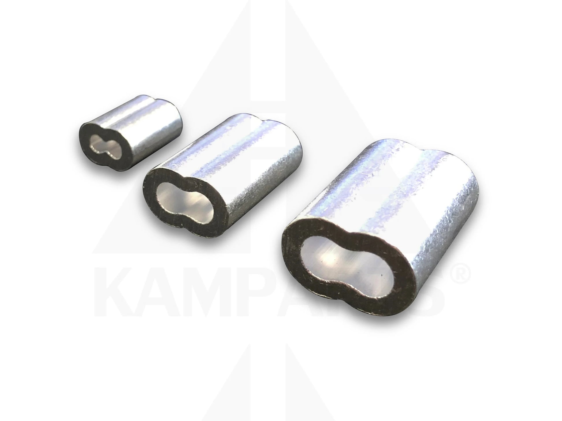 Aluminum Oval Sleeve - 1/8” Cable Cable-Chain-Belting