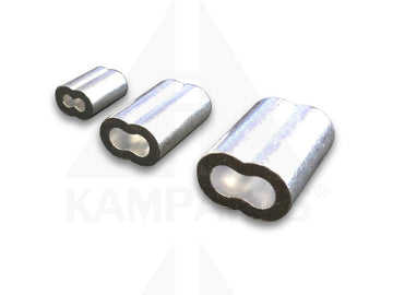 Aluminum Oval Sleeve - 1/8” Cable Cable-Chain-Belting