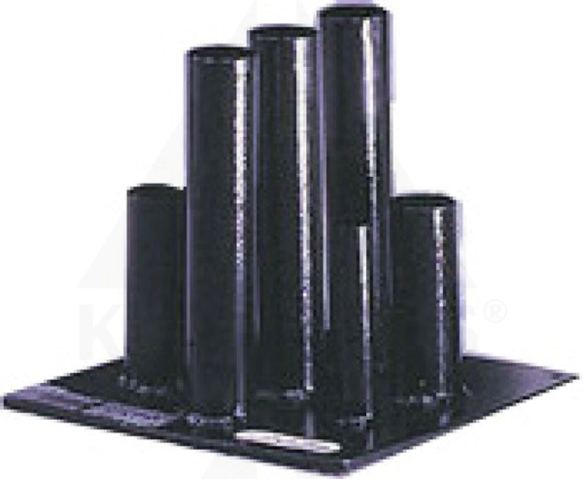Bar Holder - Holds 7 Olympic Bars Bars Weights & Benches