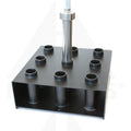 Bar Holder - Holds 9 Olympic Bars Bars Weights & Benches