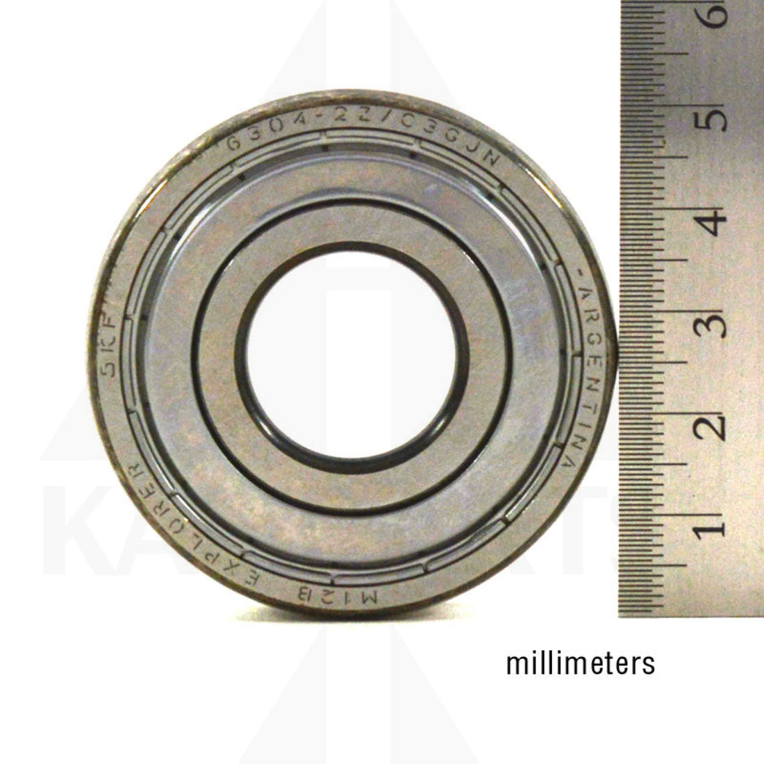 Bearing Single Row Radial 20 x 52 x 15 2-Shield EMQ [BRG304MMU]