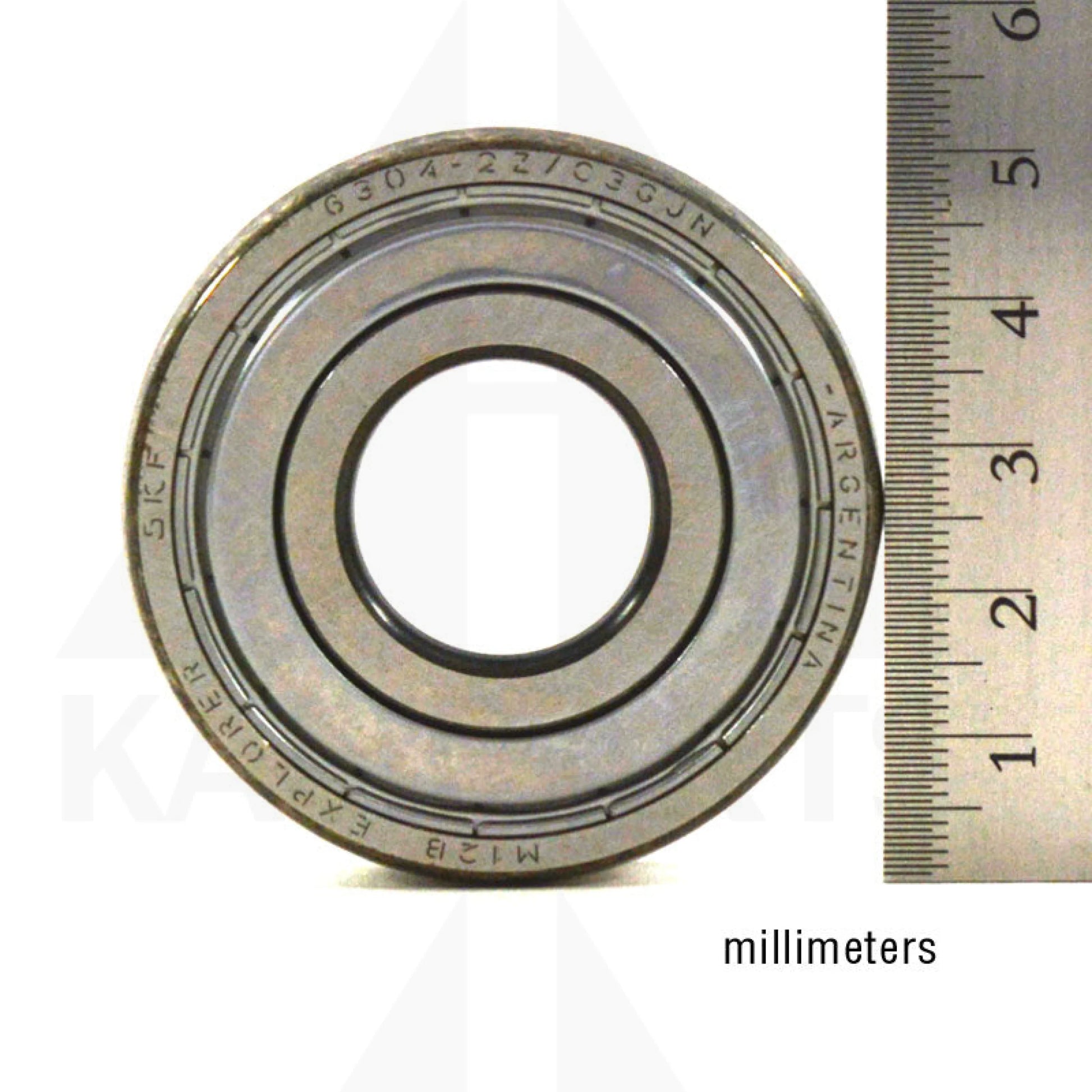 Bearing Single Row Radial 20 x 52 x 15 2-Shield EMQ [BRG304MMU]