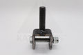 Belt Metal Clamp W/Bolt - Fits 1” – 1.25” Belts. Natural Finish Parts & Components
