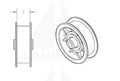 Belt Pulley - 3-1/2” x 1” Hub x 3/8” Bore Parts & Components