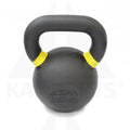 Black Powder Coated KettleBell - 16Kg/35LB Bars Weights & Benches