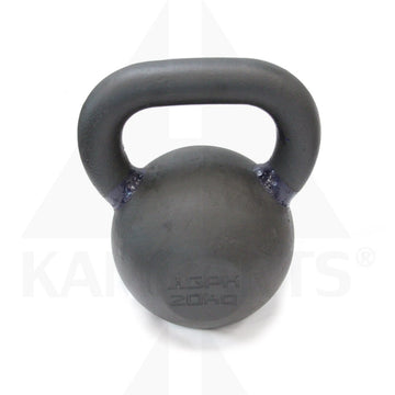 Black Powder Coated KettleBell - 20Kg/44LB Bars Weights & Benches