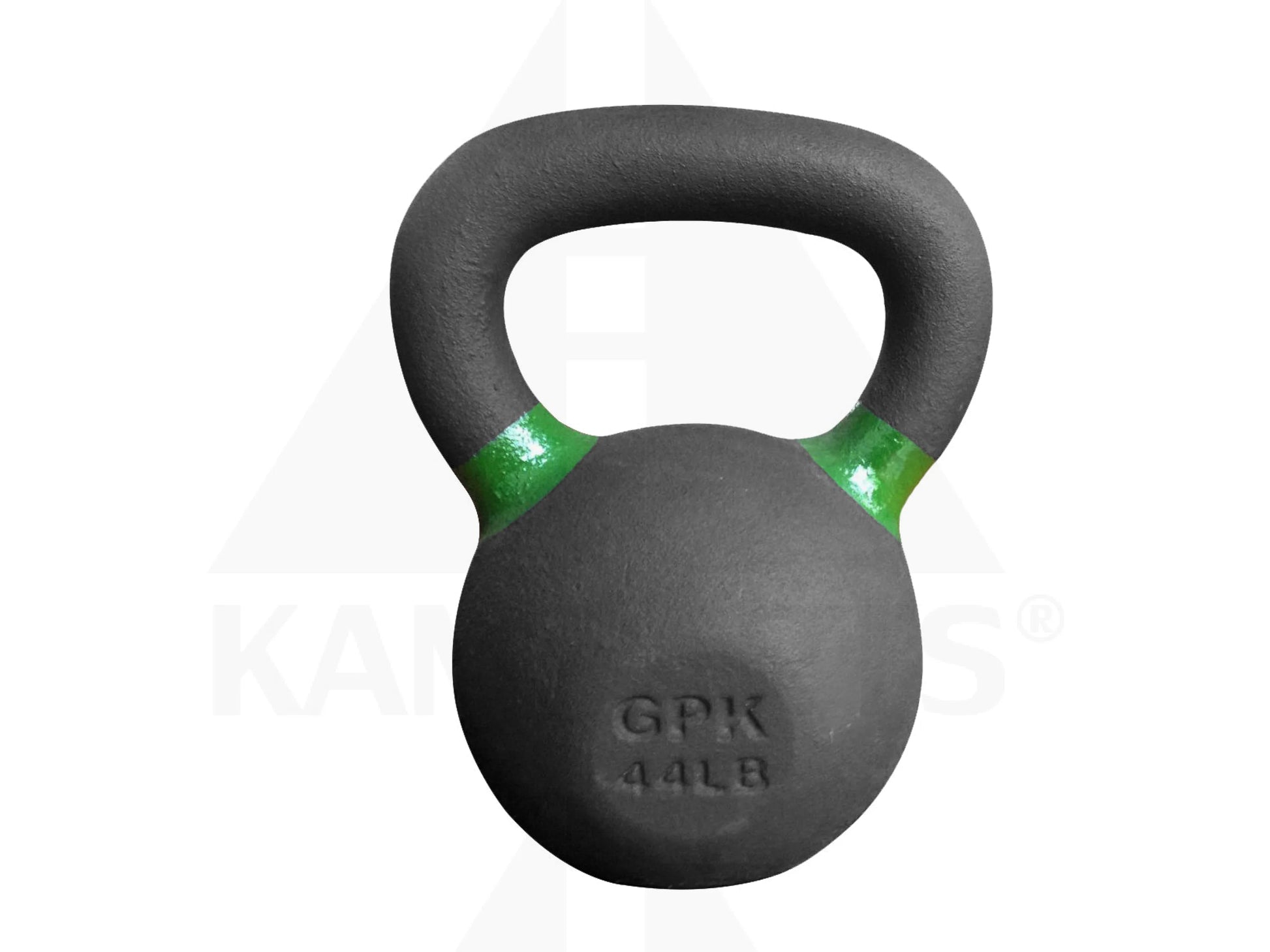 Black Powder Coated KettleBell - 24Kg/53LB Bars Weights & Benches