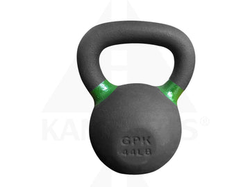 Black Powder Coated KettleBell - 28Kg/62LB Bars Weights & Benches