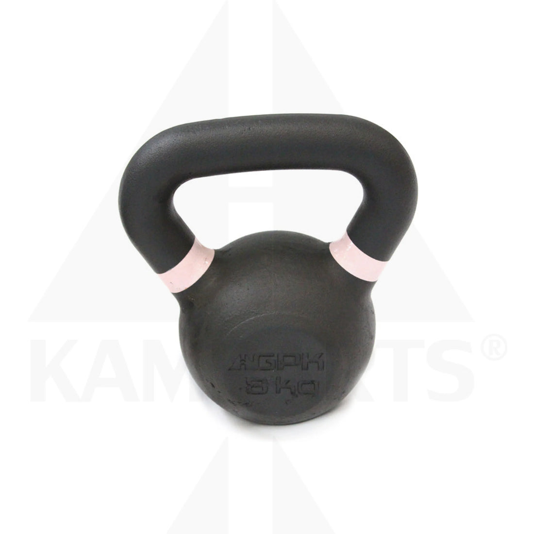 Black Powder Coated KettleBell - 8Kg/18LB Bars Weights & Benches