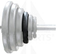 Black Rubberized 2’’ Olympic Grip Plate - 10 LB Bars Weights & Benches