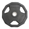 Black Rubberized 2’’ Olympic Grip Plate - 45 LB Bars Weights & Benches