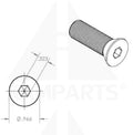 Bolt - 5/8” Heat Treated. Fine Thread Functional Training (NEW)