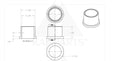 Bronze Flange Bushing SAE 841 Oil Lube - 1 1/4” ID Elliptical-Crosstrainer Parts