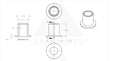 Bronze Flange Bushing SAE 841 Oil Lube - 3/4” ID Elliptical-Crosstrainer Parts
