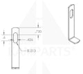 Cable Guard - Zinc Plated - For 5’’ Larger Pulleys - Pulley Trap Parts & Components