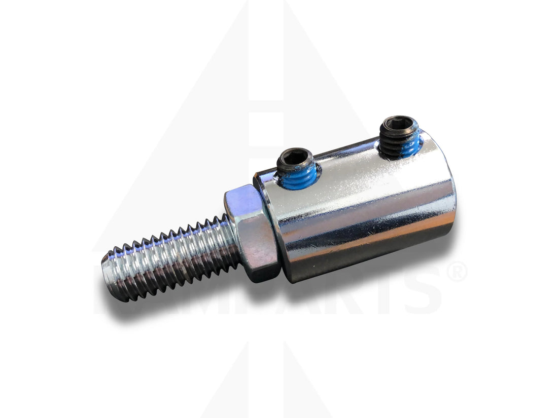Cable / Top Plate Connector – 1/2 ’Threaded bolt with 1/4 ” ID Cable-Chain-Belting