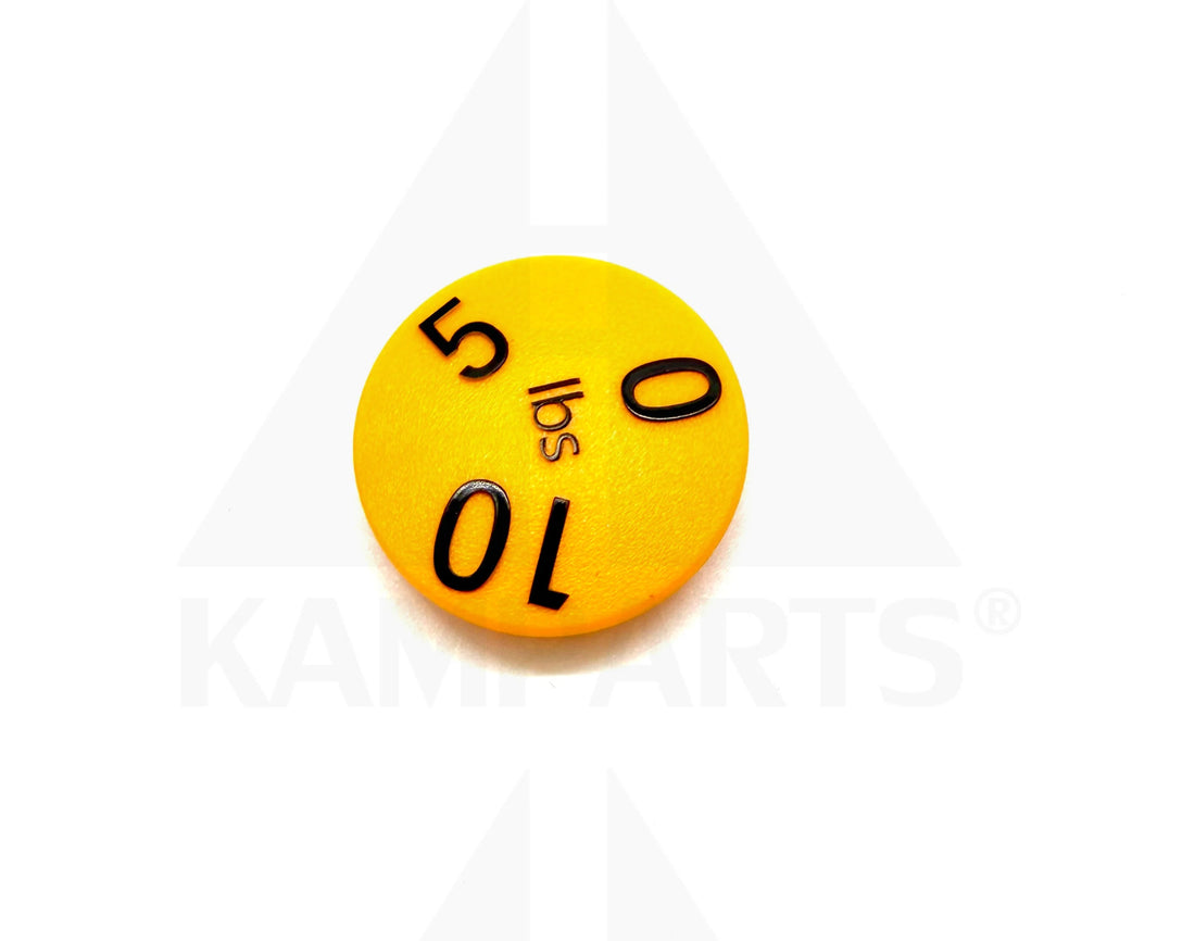 CAP SELECTOR KNOB-LBS YELLOW CAPS