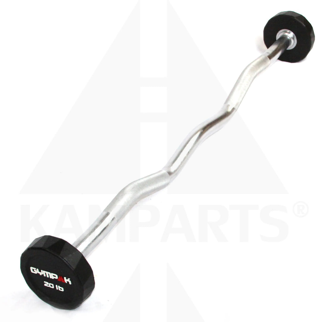 **CLOSE OUT ITEM** PolyUrethane Barbell - 90 lb - Curl Bars Weights & Benches