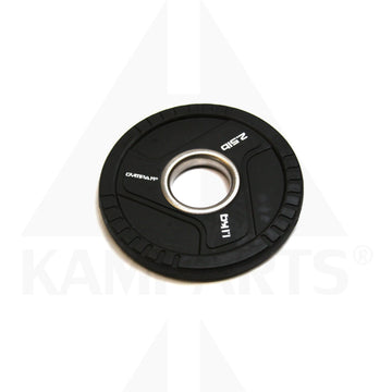 Commercial Black TPU Olympic Grip Plate - 2.5 LB Bars Weights & Benches