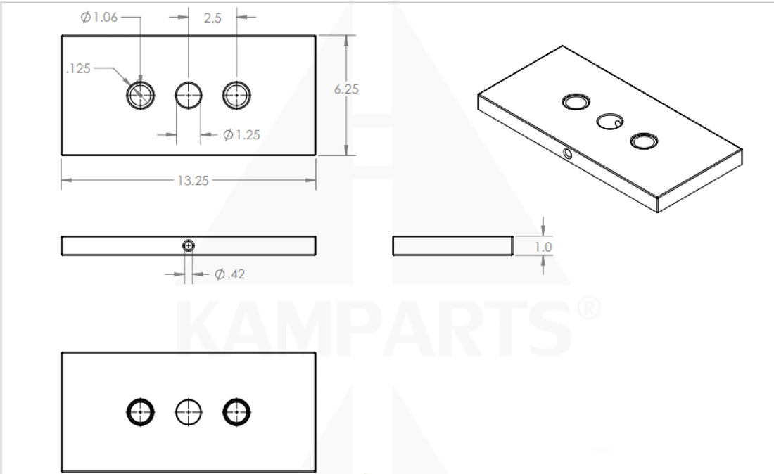 Composite Select Plate - 20LB Parts & Components