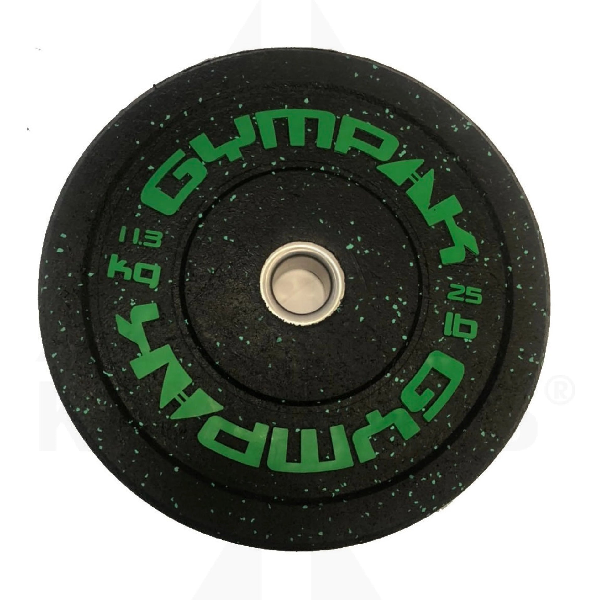 Crumb Bumper Olympic Plate - Green - 25 lb Bars Weights & Benches