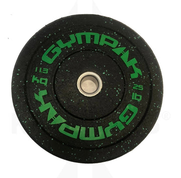 Crumb Bumper Olympic Plate - Green - 25 lb Bars Weights & Benches