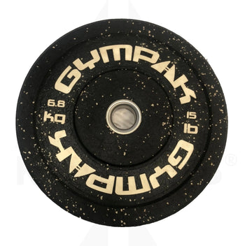 Crumb Bumper Olympic Plate - White - 15lb Bars Weights & Benches