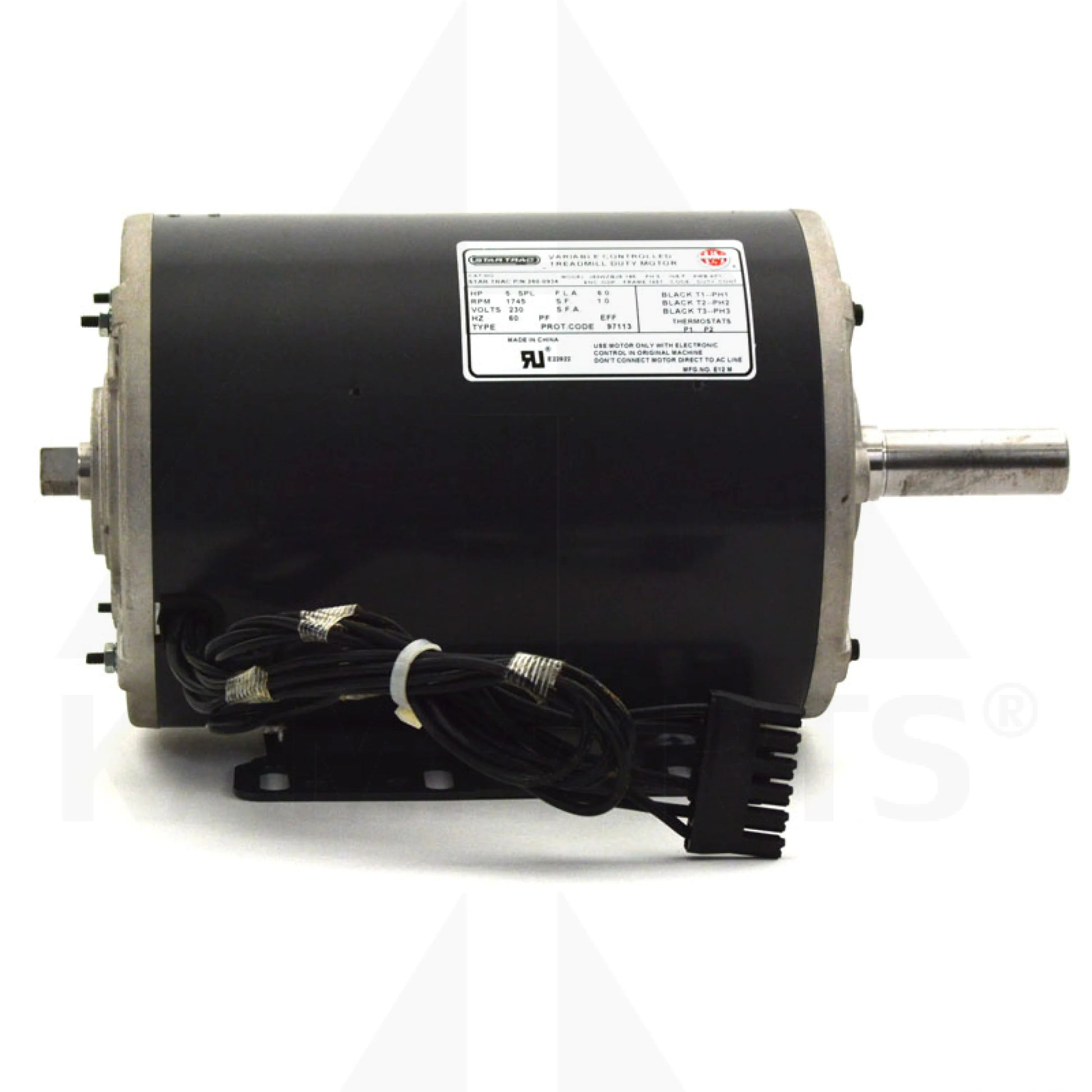 Drive Motor Startrac 5.0HP AC Black REPAIR ONLY/CALL GLIDE