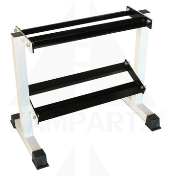 Dumbbell Rack - 5 Pair 2-Tier Rack ****BLACK COLOR ONLY**** Bars Weights & Benches