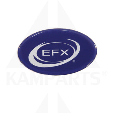 EFX Center Ramp Cover Dome Label Dark Blue Elliptical-Crosstrainer Parts