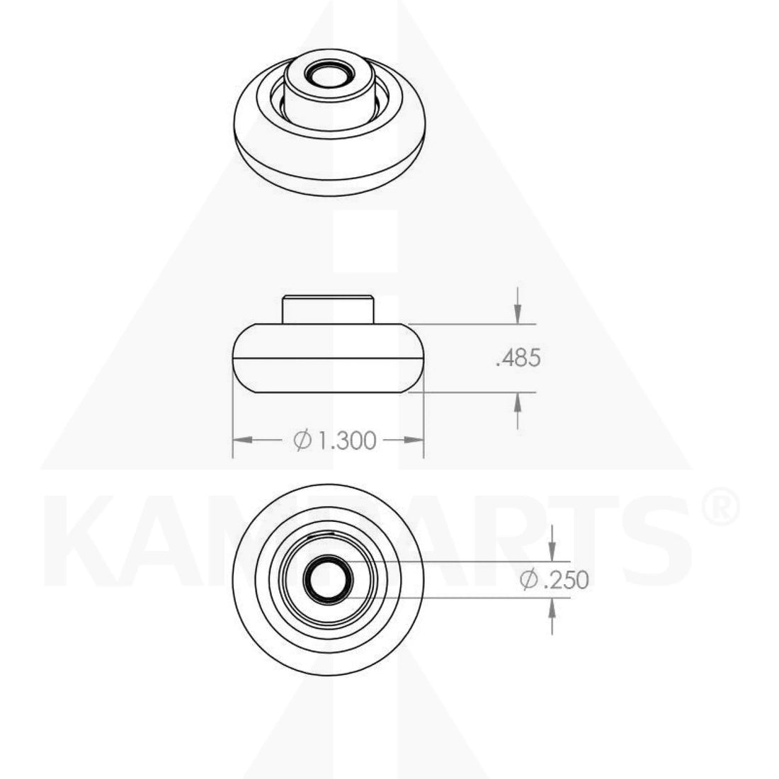 Fast Track Replacement Wheel and Screw Set - Set of 8 Parts & Components
