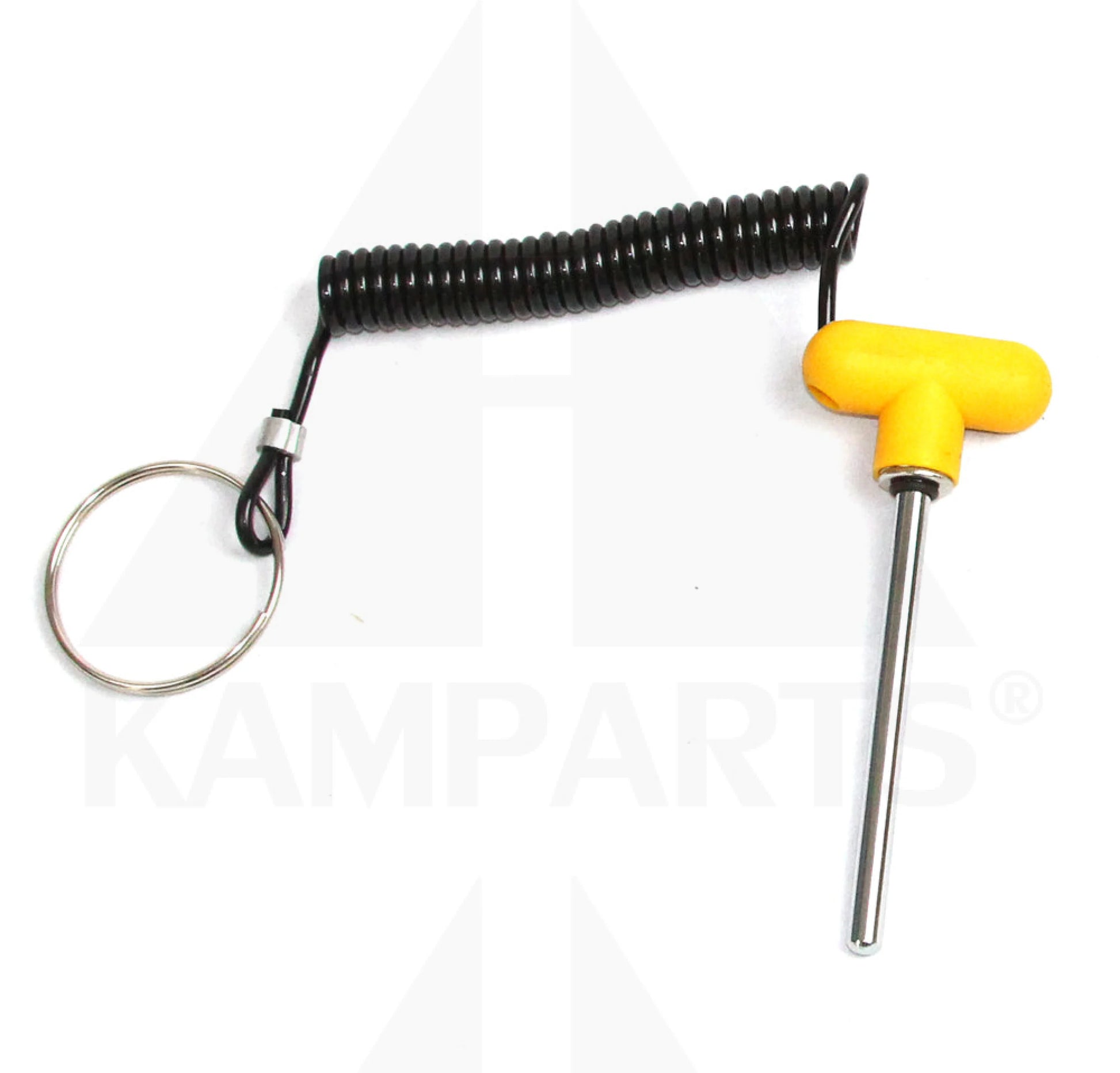 Fixed Lanyard Pin w/ Yellow T-Knob - 4-1/4” (108mm) Length - 5/16’’ (8mm) Diameter Parts & Components
