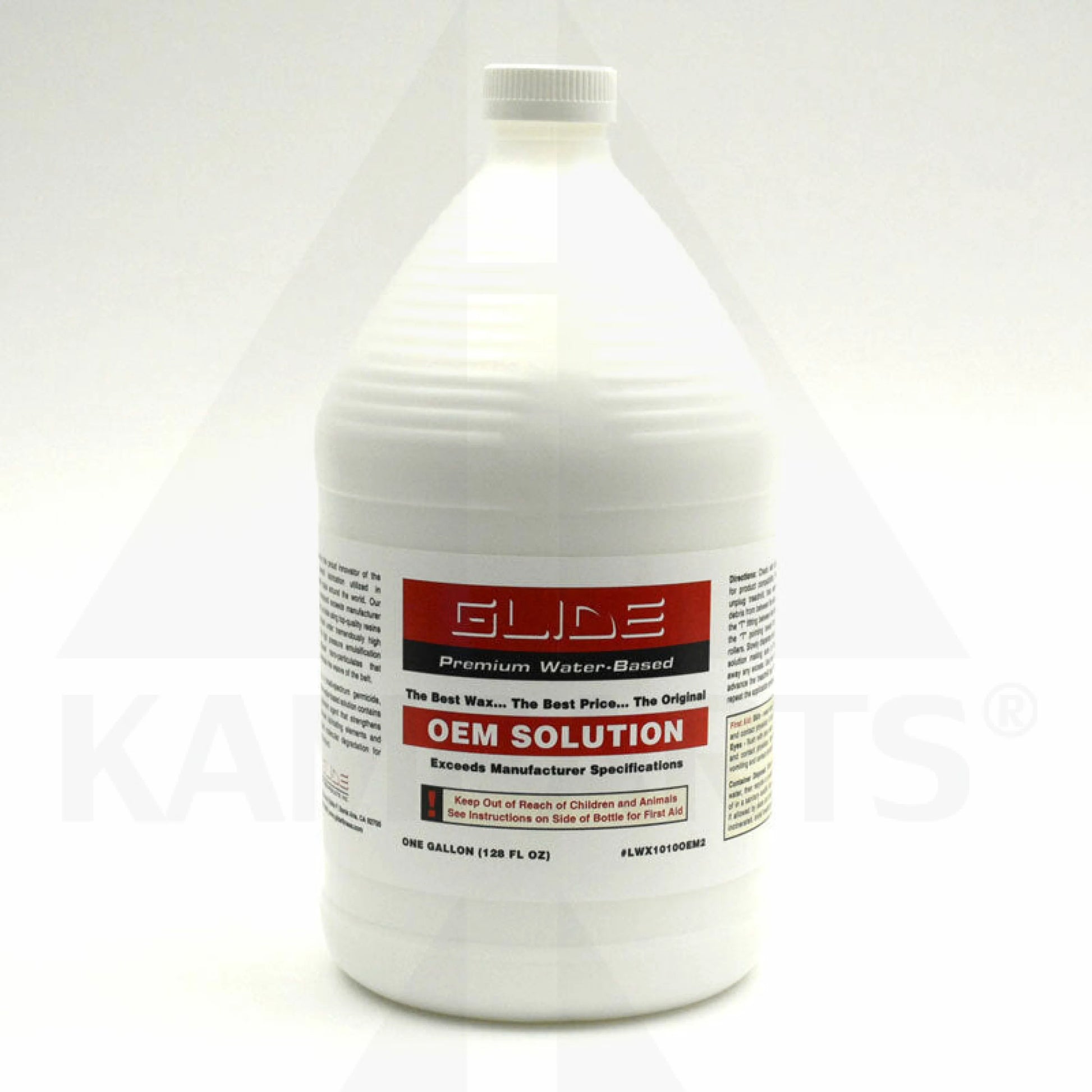GLIDE FITNESS OEM Solution (Water Based) for Manual-Wax Treadmills 1 Gallon Treadmill Belts