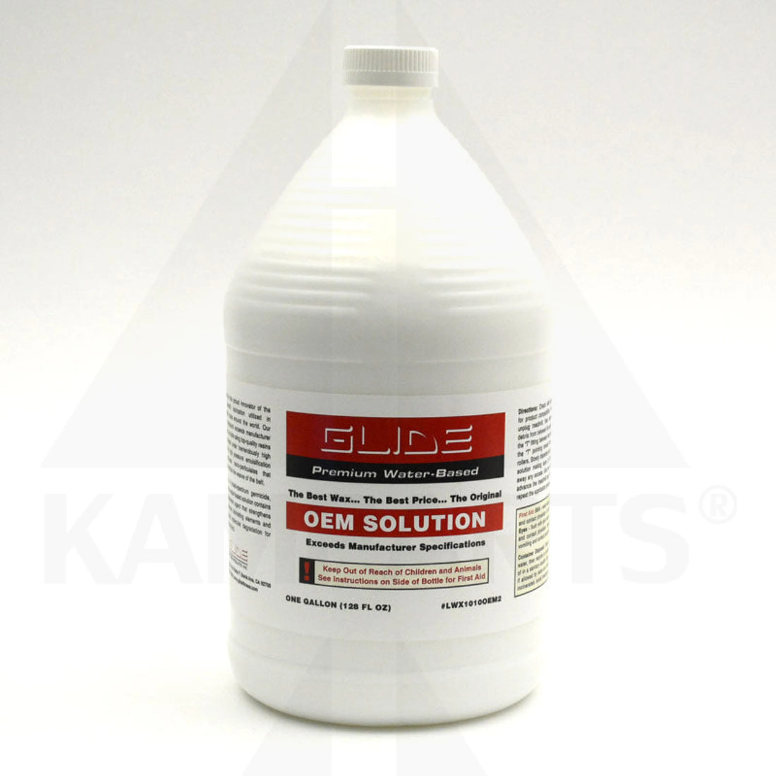 Glide OEM Solution (Water Based) for Manual-Wax Treadmills 1 Gallon