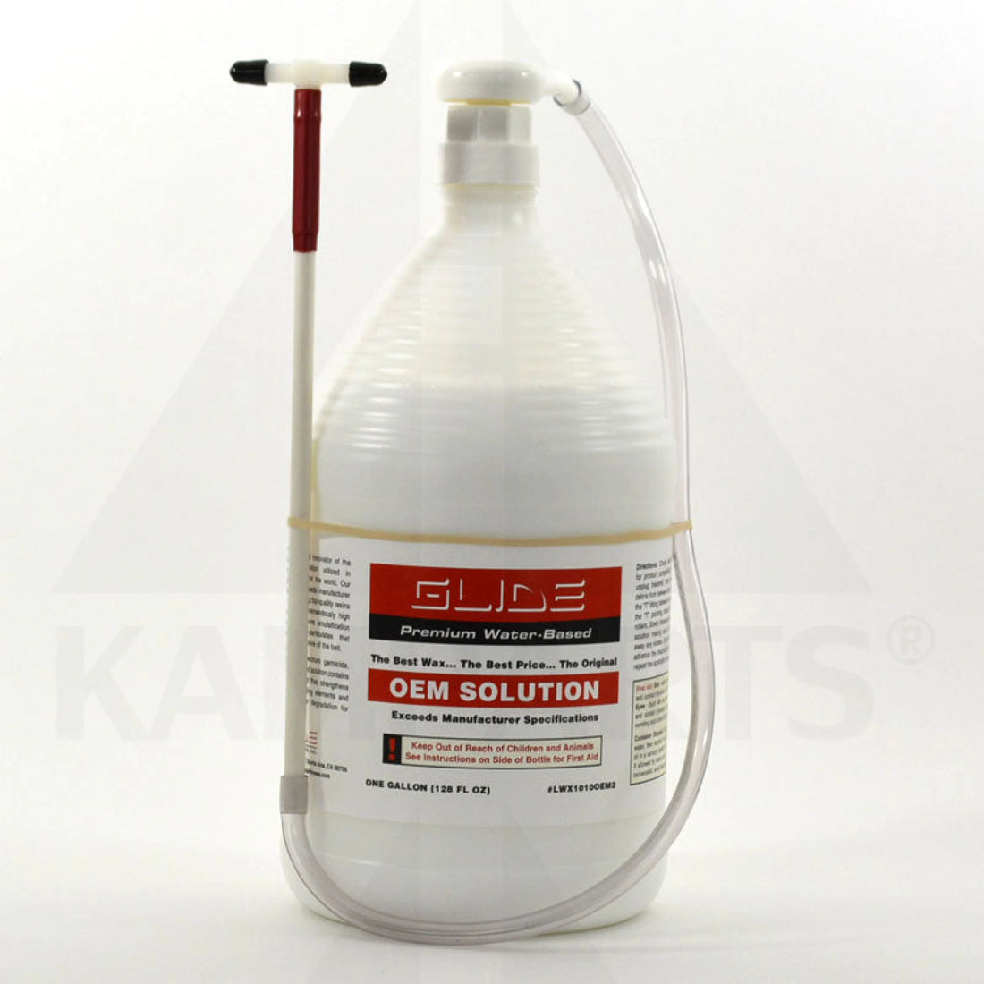 Glide OEM Solution (Water Based) for Manual-Wax Treadmills 1 Gallon w/Dispensing Wand